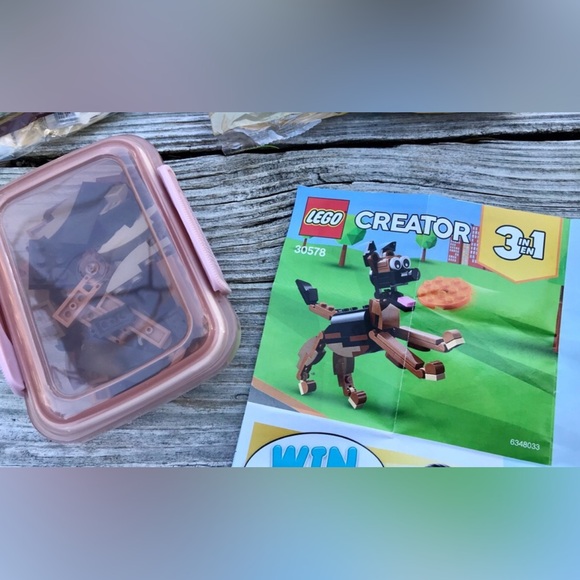 Lot 2 LEGO Creator 30578 K9 30574 Tabby Cat Building Blocks Animal Pets Dog Cats - Picture 4 of 7